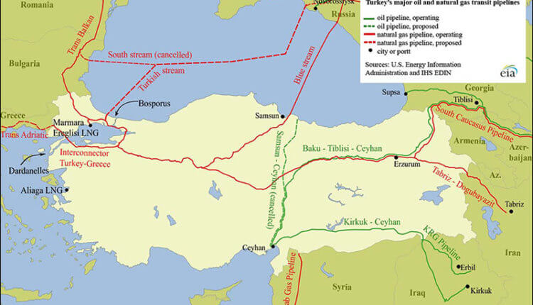 Η Μόσχα θα συνδέσει τους αγωγούς πετρελαίου και φυσικού αερίου του Κουρδιστάν με Τραπεζούντα – Ελληνικό Πόντο