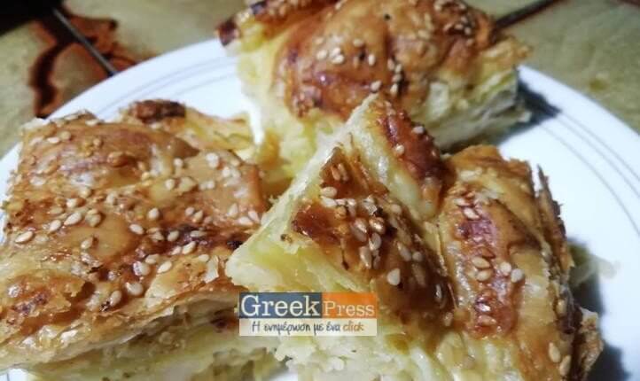 Τυρόπιτα εξπρές, σκέτος αφρός